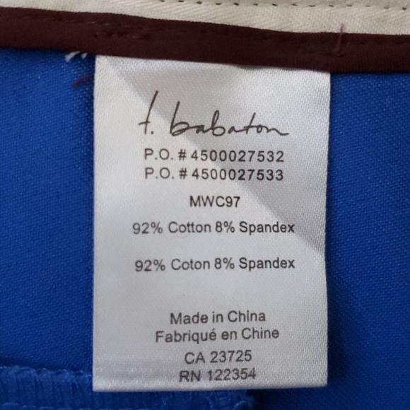 Aritzia blue cropped pants - Picture 5 of 6